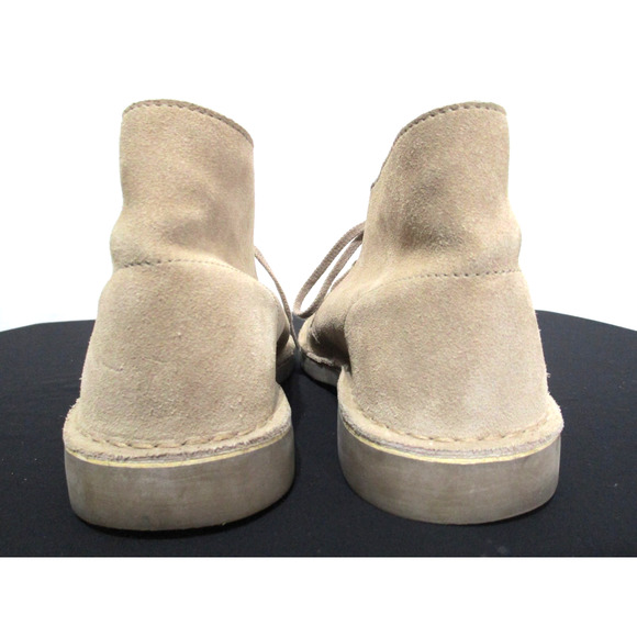 Clarks Beige Suede Chukka Desert Boots Men Sz 8 - Picture 7 of 10